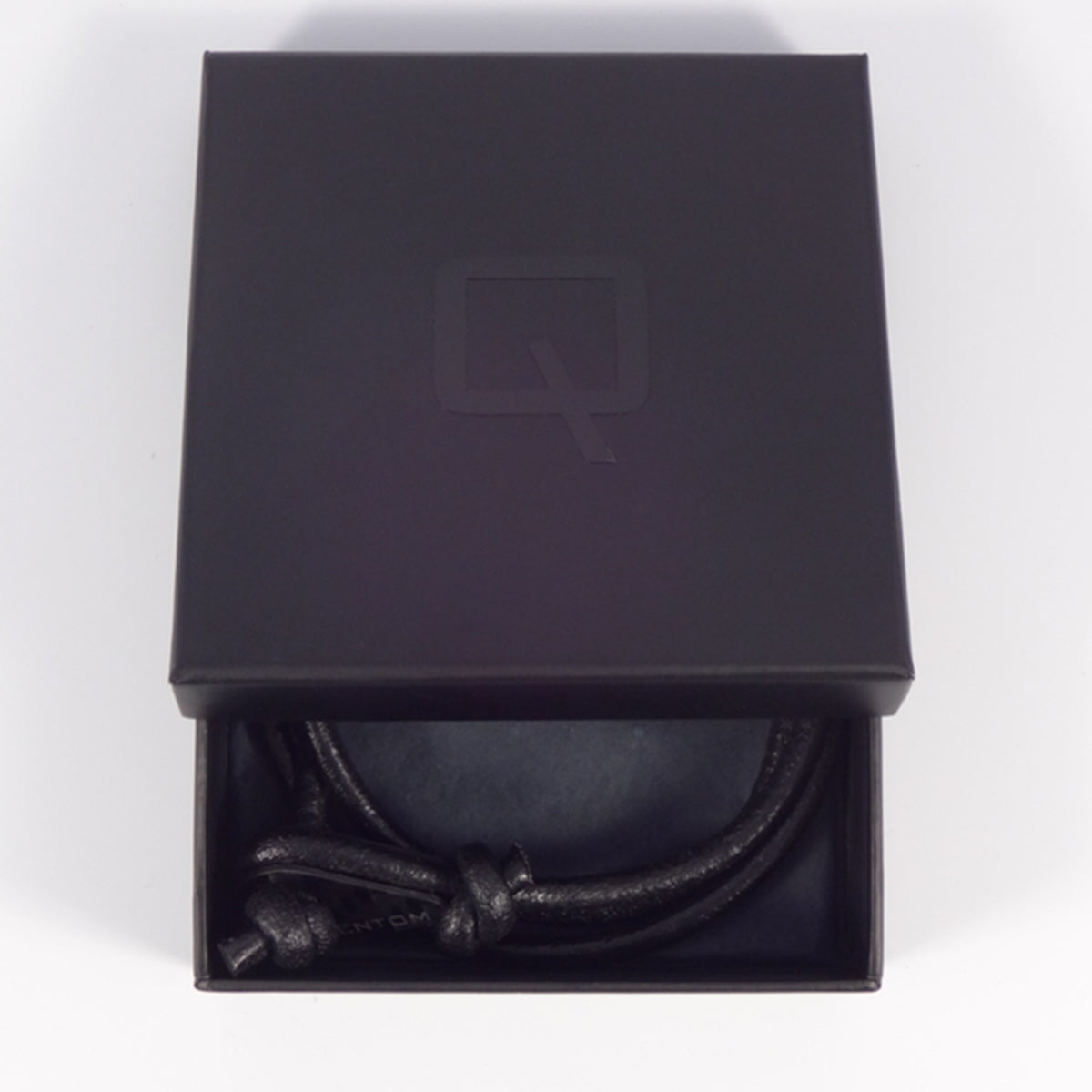 DAHAB | Leder rund Schwarz 3-fach