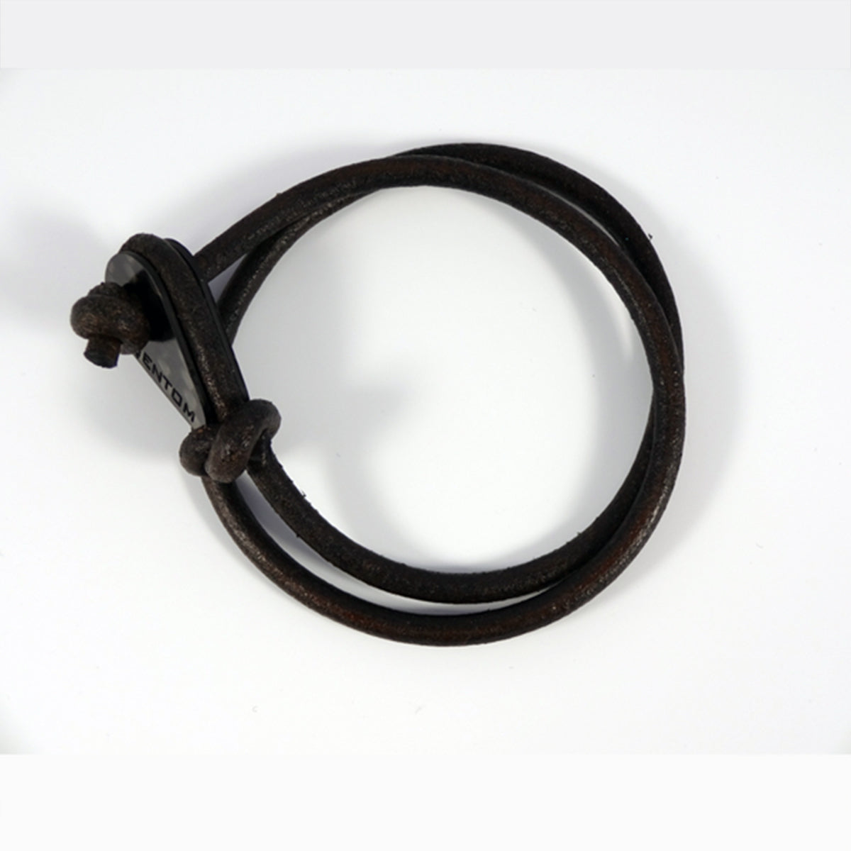 MONZA | Leder rund Braun Vintage 2-fach