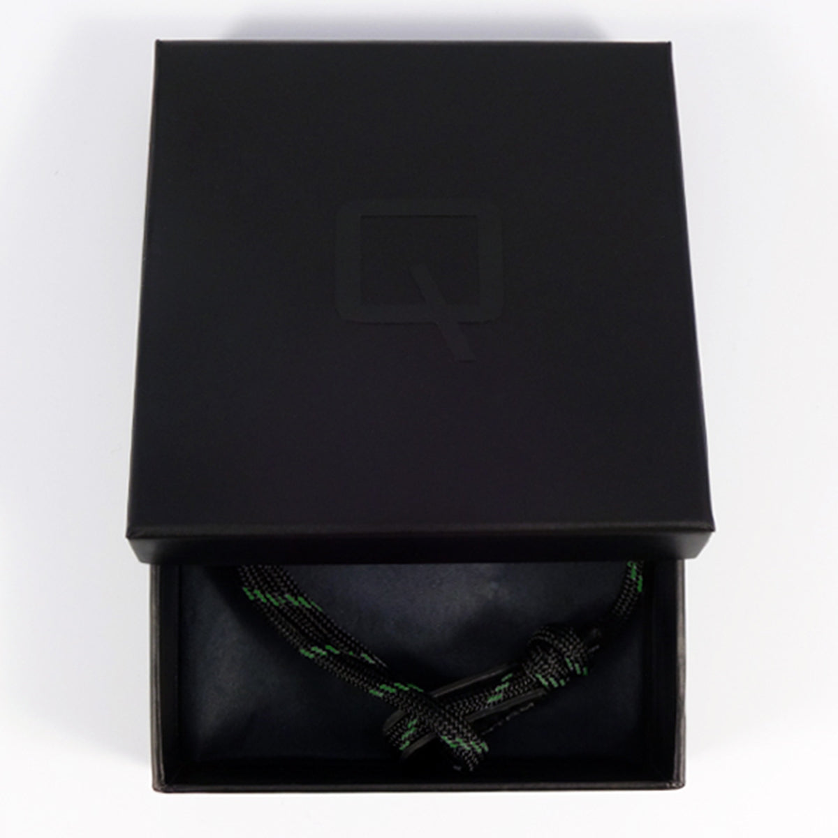 VEGAS | Paracord Schwarz Grau "Grün"