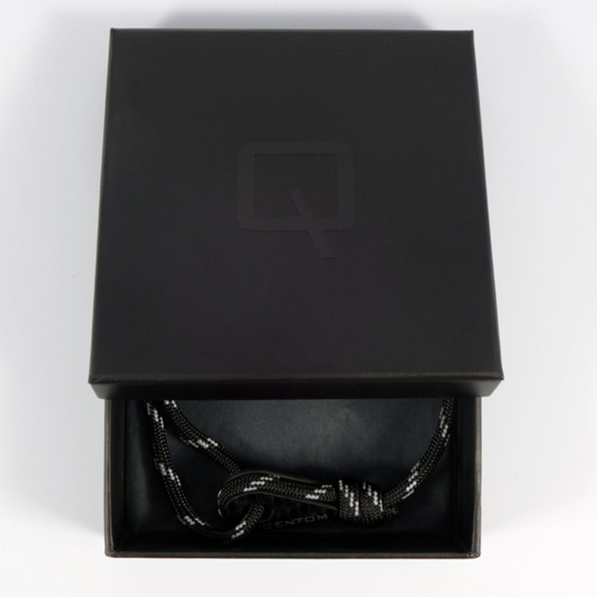 MADRID | Paracord Schwarz Silber reflektierend