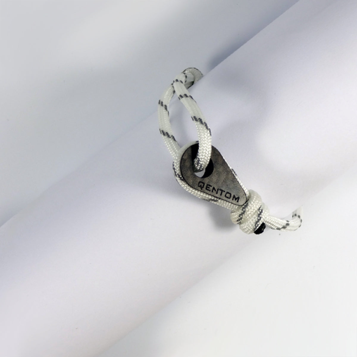 TOKIO | Paracord Weiß Grau reflektierend